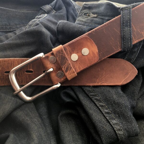 Leather Belt – Vintage Brown Or Black
