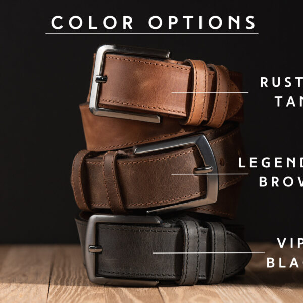 Personalized Leather Belt For Anniversary – Handcrafted Custom Belt For Him, Valentines Day Gift For Husband, Unique Boyfriend Gift