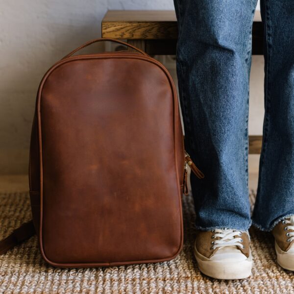 Leather Backpack For Men, Leather Knapsack, Personalized Backpack, Custom Backpack, Leather Rucksack, Cool Backpack, Gifts For Husband