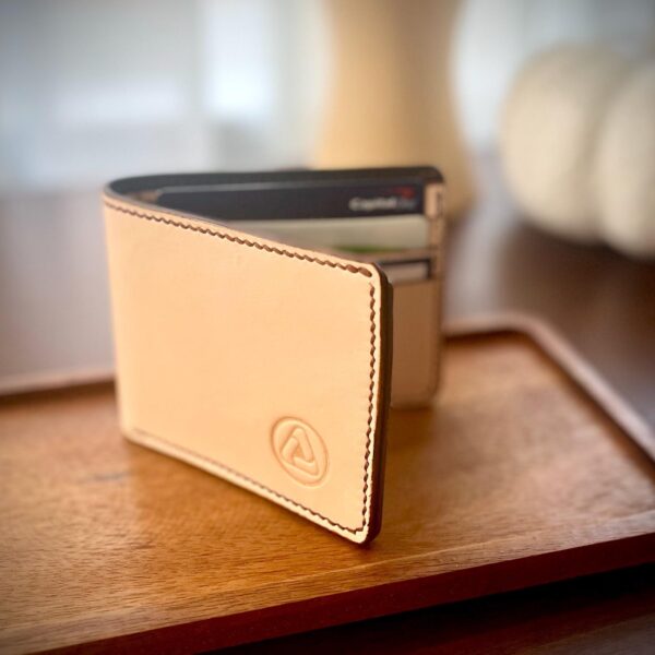 Classic Full Grain Leather Bifold Wallet With RFID Protection– Personalization Available With Laser Engraving
