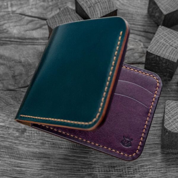 Horween Shell Cordovan Vegetable Tanned Leather Bifold Wallet "Stash"