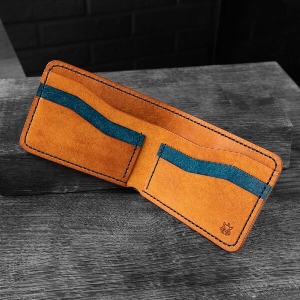 Minimalist Leather Bifold Wallet "Myth"