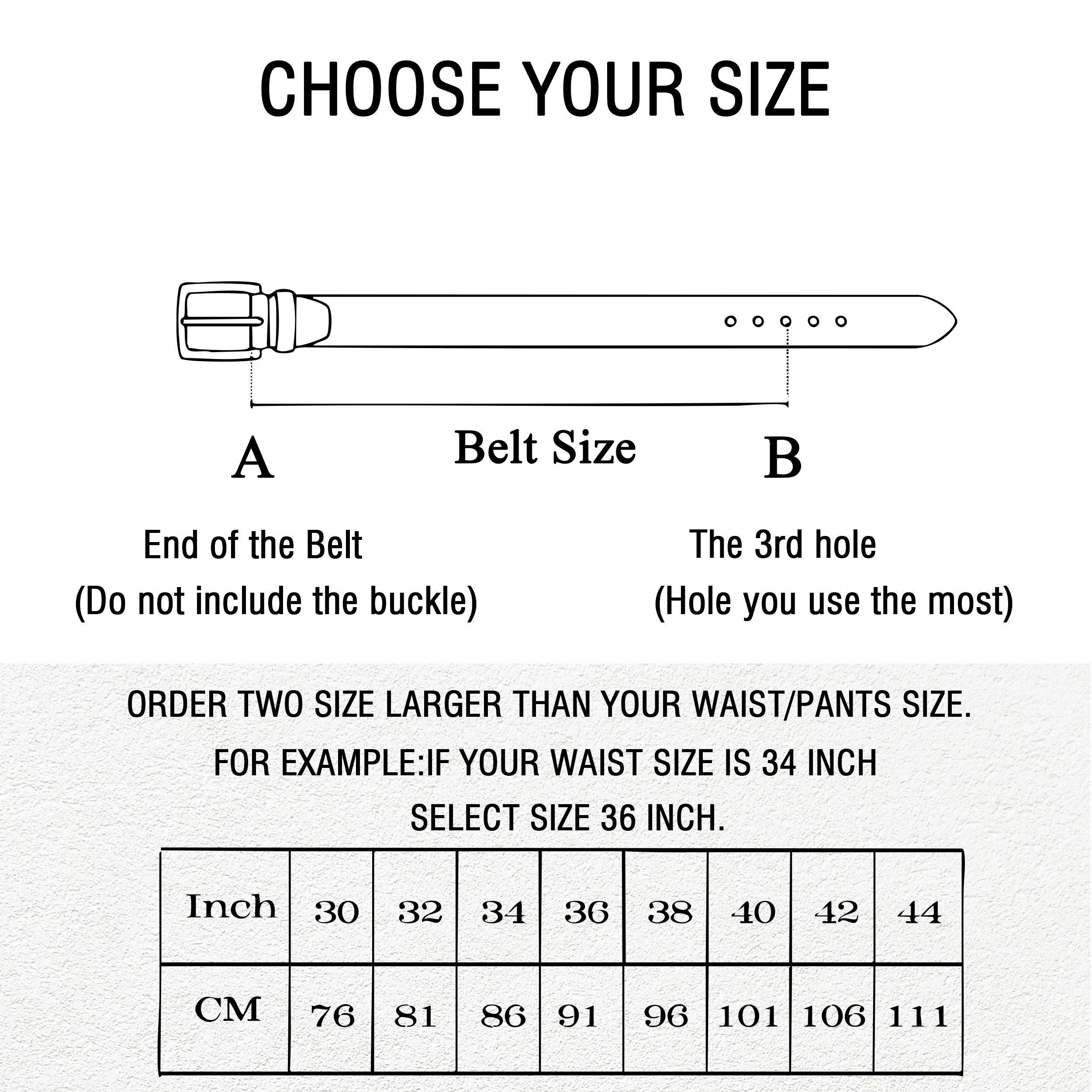 Personalized Leather Belt for Anniversary - Handcrafted Custom Belt for Him, Valentines Day Gift for Husband, Unique Boyfriend Gift - Image 9