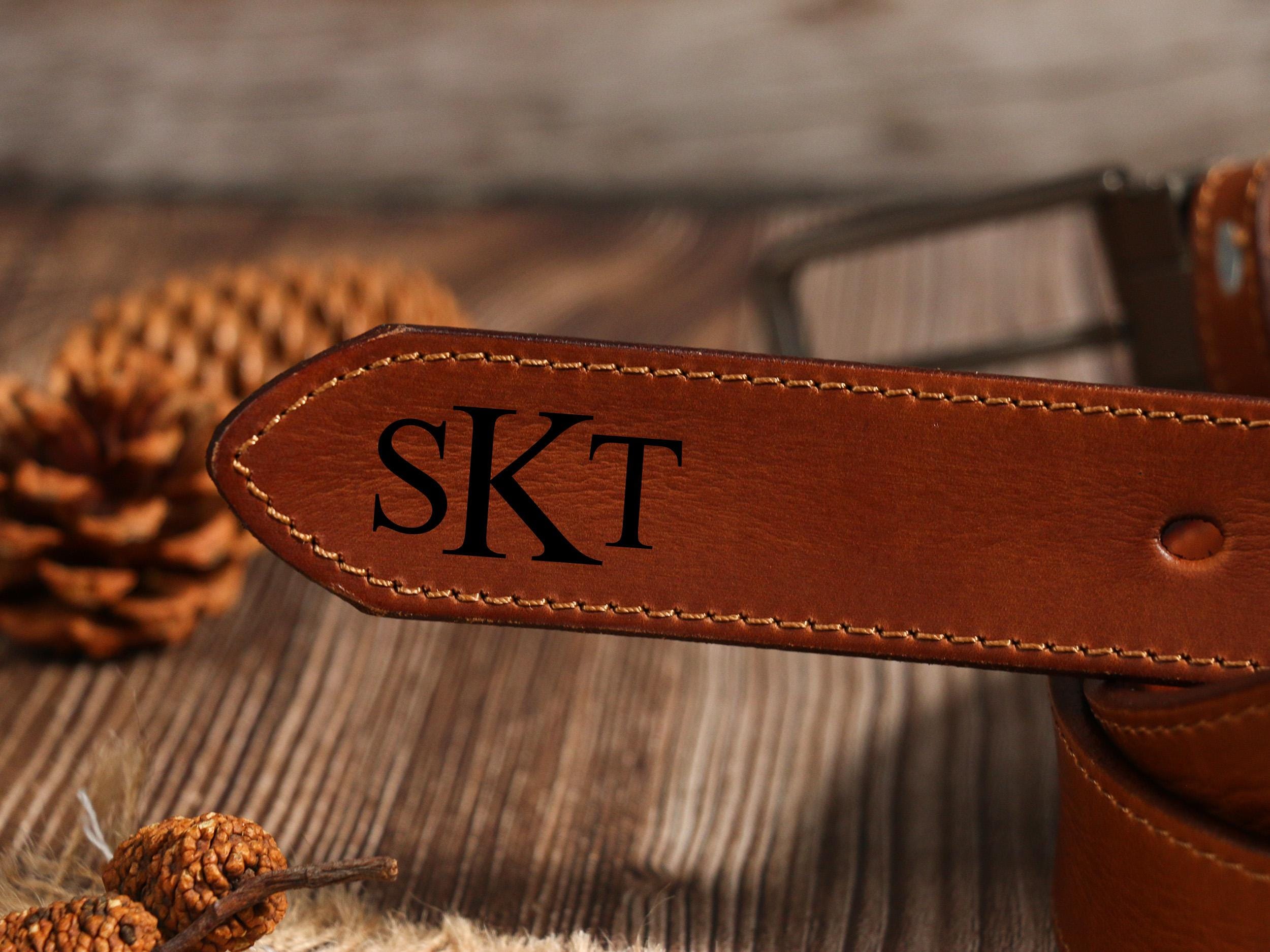 Personalized Leather Belt for Anniversary - Handcrafted Custom Belt for Him, Valentines Day Gift for Husband, Unique Boyfriend Gift - Image 6