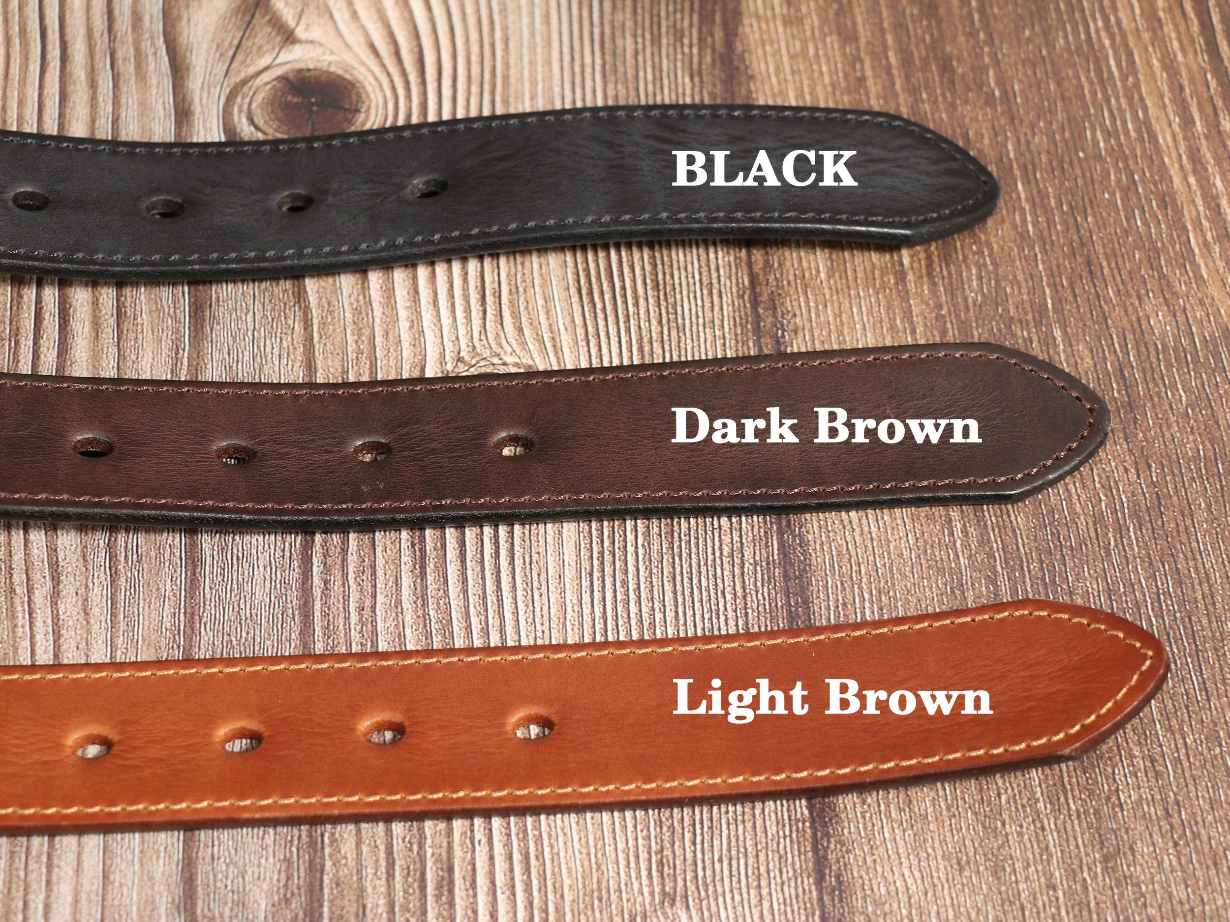 Personalized Leather Belt for Anniversary - Handcrafted Custom Belt for Him, Valentines Day Gift for Husband, Unique Boyfriend Gift - Image 8