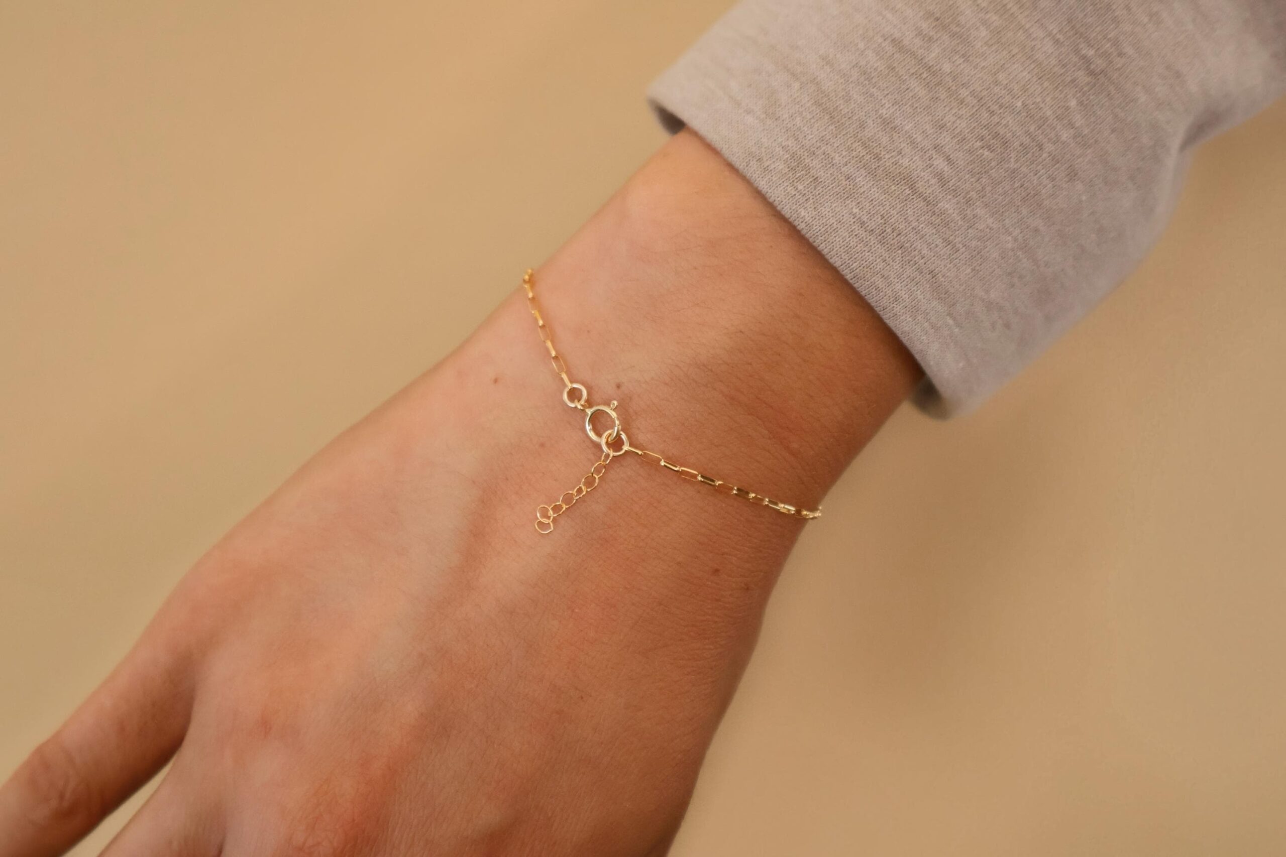 14 karat Gold Filled Waterproof Bracelets For Her · Minimalist Jewelry · Custom Gold Stacking Chains · Bridesmaid Gift · Bracelet Sets - Image 6