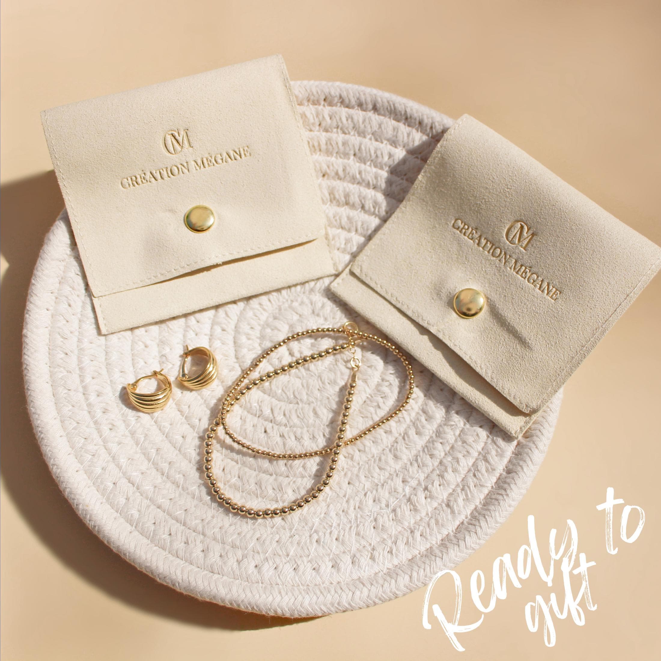 14 karat Gold Filled Waterproof Bracelets For Her · Minimalist Jewelry · Custom Gold Stacking Chains · Bridesmaid Gift · Bracelet Sets - Image 9