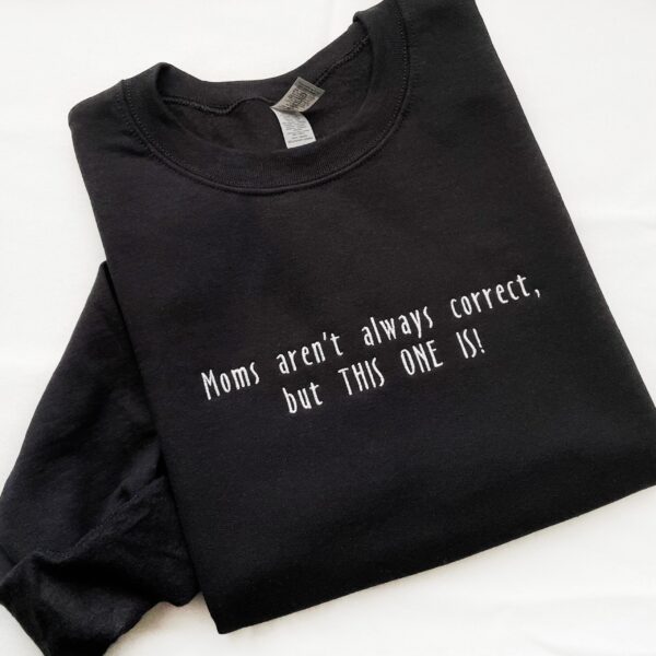 Custom Embroidered Sweatshirt, Custom Text Crewneck, Personalized Minimalistic Hoodie